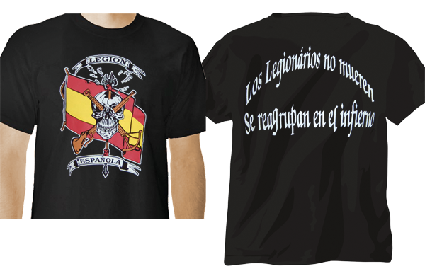 T- särk Barbaric®: LEGION CALAVERA ESPAÑA