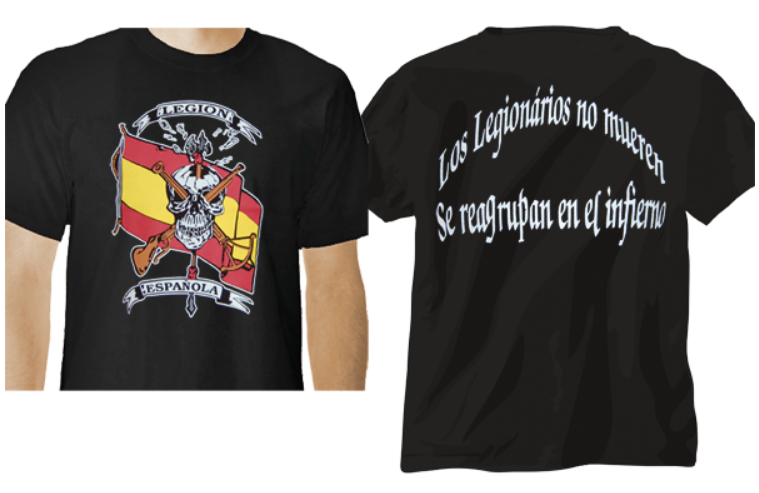 T- särk Barbaric®: LEGION CALAVERA ESPAÑA 02